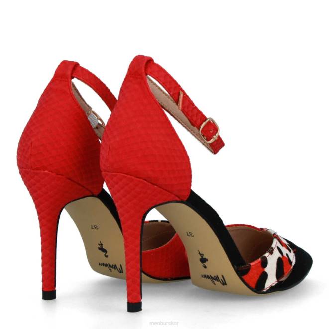 Menbur kvinnor röd bisenti casual chic sko 608J3596