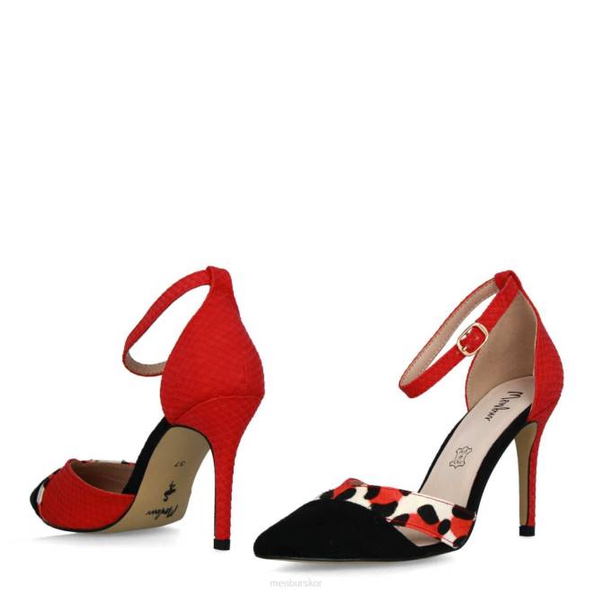 Menbur kvinnor röd bisenti casual chic sko 608J3596