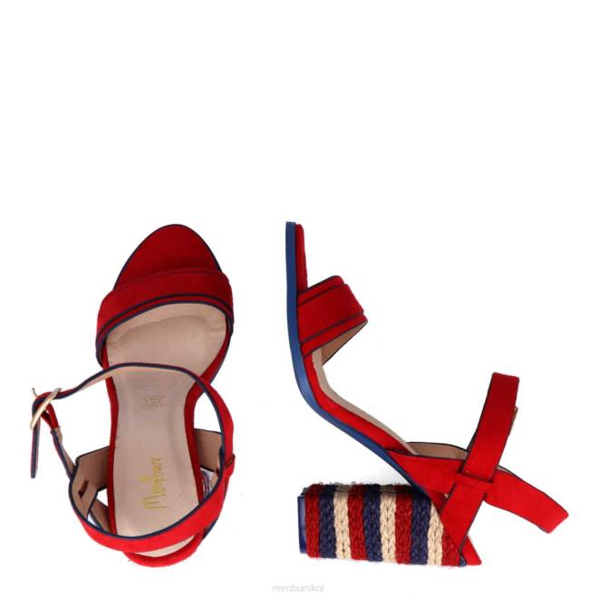 Menbur kvinnor röd bonavigo casual chic sko 608J3561