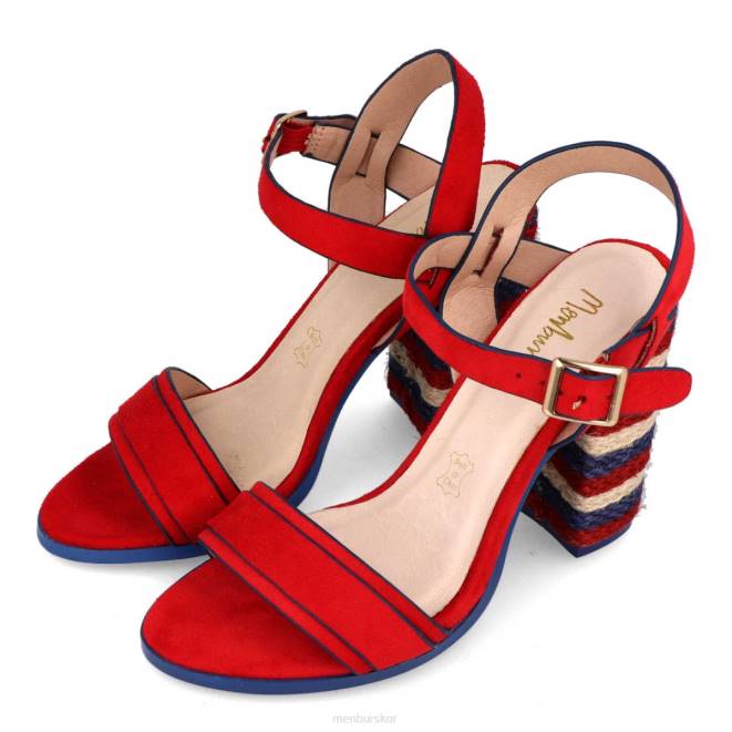 Menbur kvinnor röd bonavigo casual chic sko 608J3561