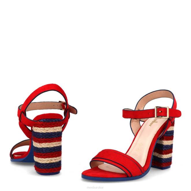 Menbur kvinnor röd bonavigo casual chic sko 608J3561