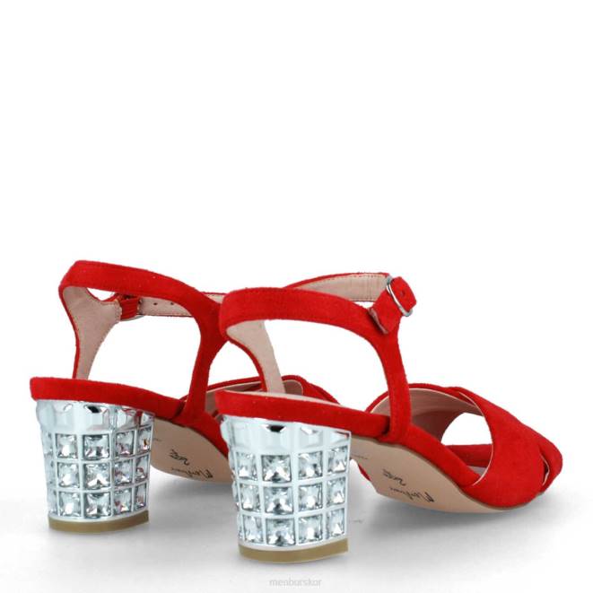 Menbur kvinnor röd borgata casual chic sko 608J498