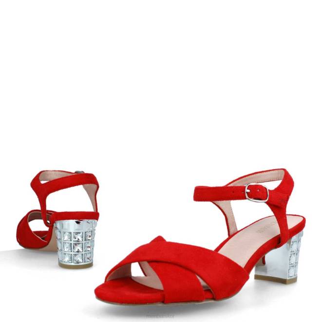 Menbur kvinnor röd borgata casual chic sko 608J498