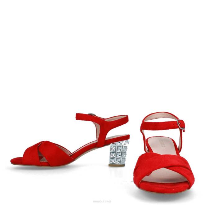Menbur kvinnor röd borgata casual chic sko 608J498