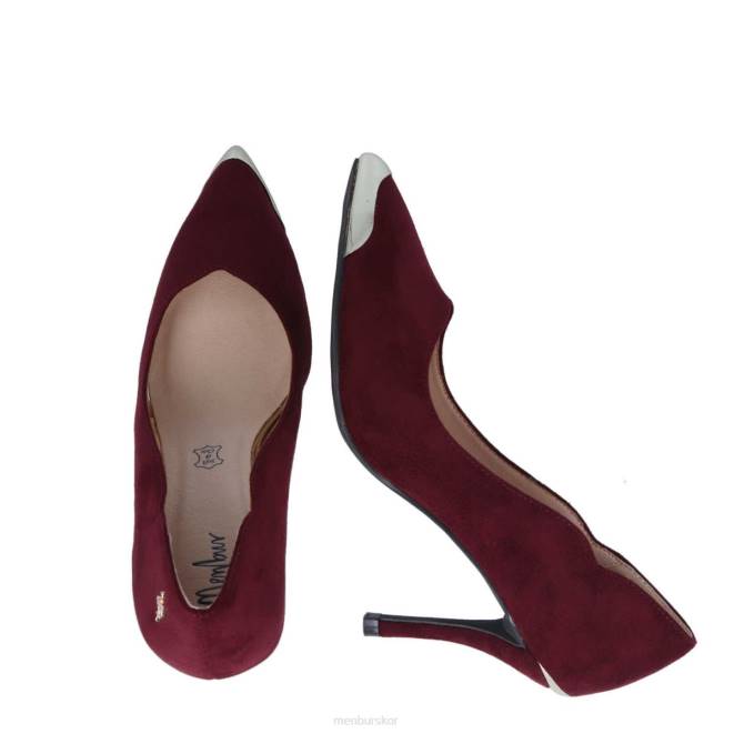 Menbur kvinnor röd botrona casual chic sko 608J3370