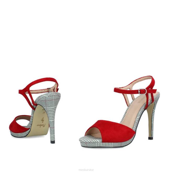 Menbur kvinnor röd brescia casual chic sko 608J242