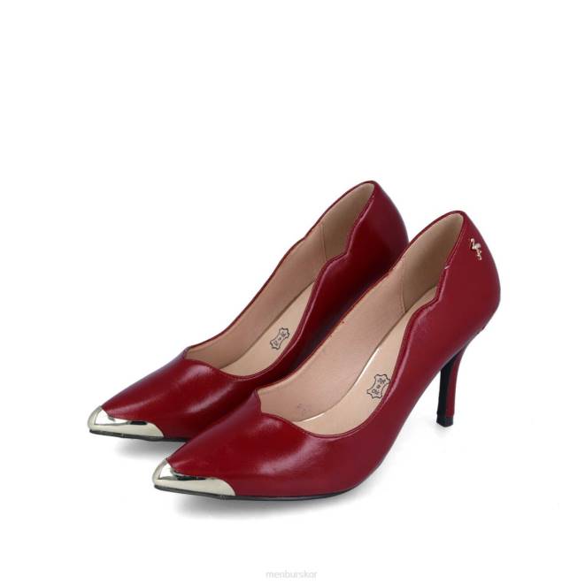 Menbur kvinnor röd calari casual chic sko 608J3371