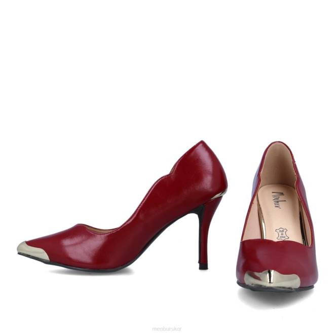 Menbur kvinnor röd calari casual chic sko 608J3371