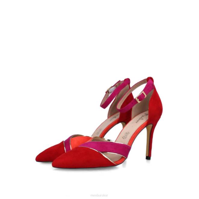 Menbur kvinnor röd calcinato casual chic sko 608J266