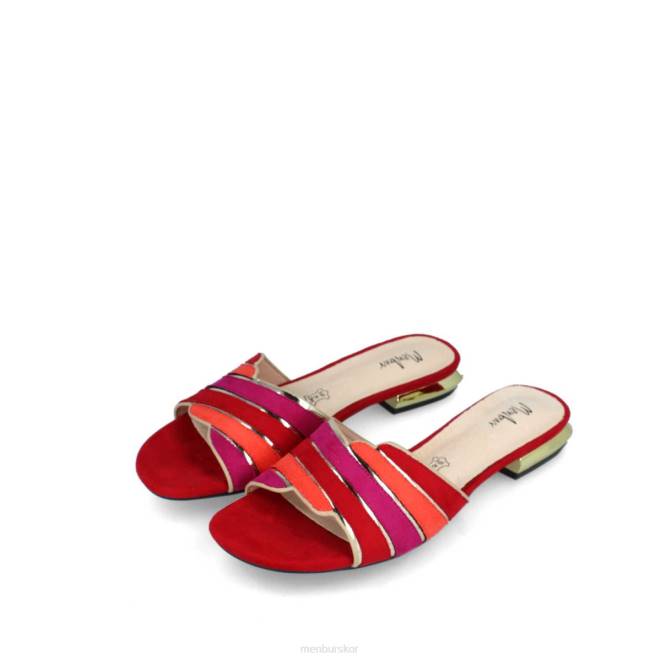 Menbur kvinnor röd calibano casual chic sko 608J3173