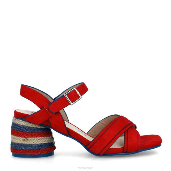 Menbur kvinnor röd camona casual chic sko 608J3594