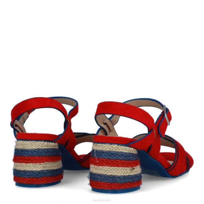 Menbur kvinnor röd camona casual chic sko 608J3594