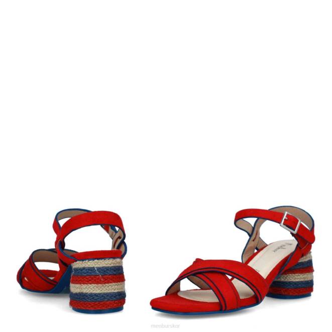 Menbur kvinnor röd camona casual chic sko 608J3594