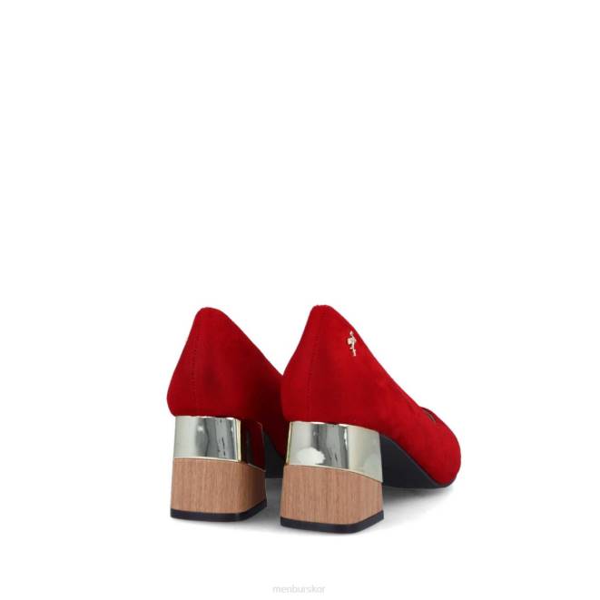 Menbur kvinnor röd caprone casual chic sko 608J399