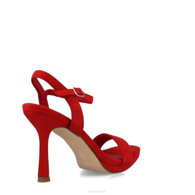 Menbur kvinnor röd equuleus casual chic sko 608J3445