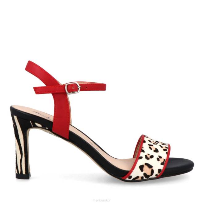 Menbur kvinnor röd mesola casual chic sko 608J3283