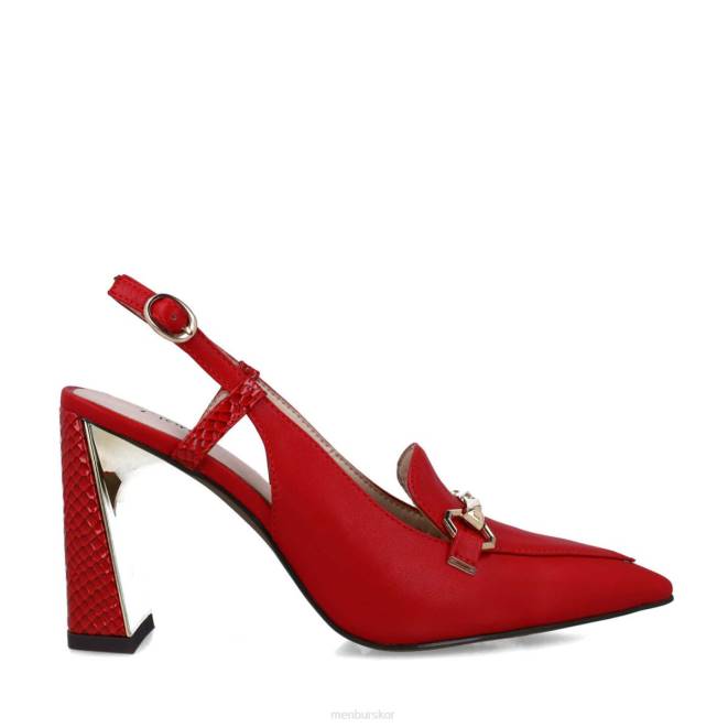 Menbur kvinnor röd oktaner casual chic sko 608J3458
