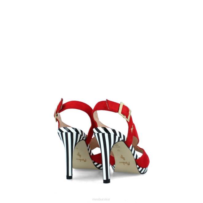 Menbur kvinnor röd pregola casual chic sko 608J3104