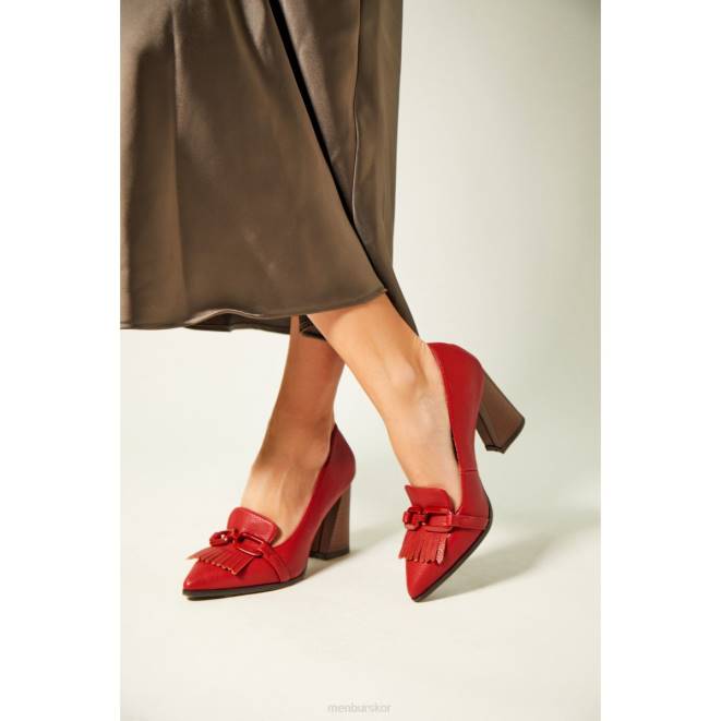 Menbur kvinnor röd sextaner casual chic sko 608J2991