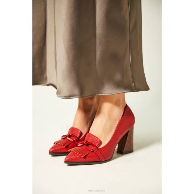 Menbur kvinnor röd sextaner casual chic sko 608J2991