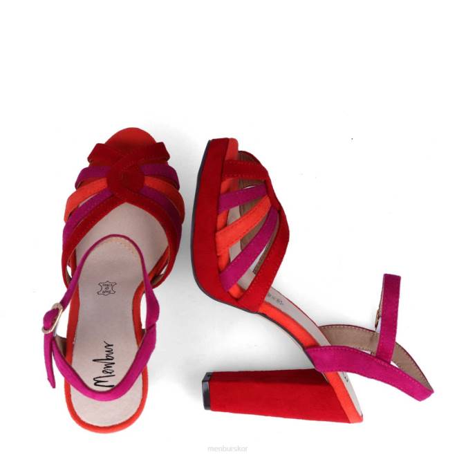 Menbur kvinnor röd vernazza casual chic sko 608J3294