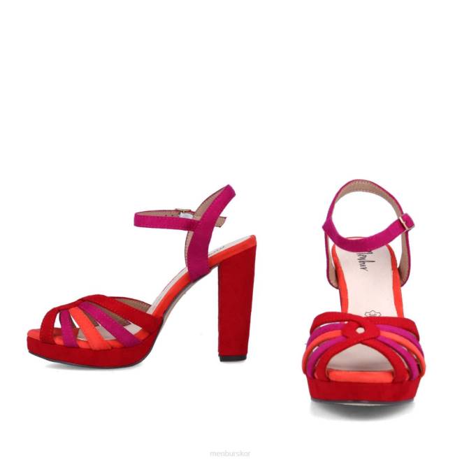 Menbur kvinnor röd vernazza casual chic sko 608J3294