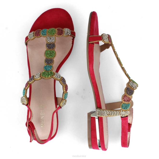 Menbur kvinnor rosa dombastone casual chic sko 608J3334