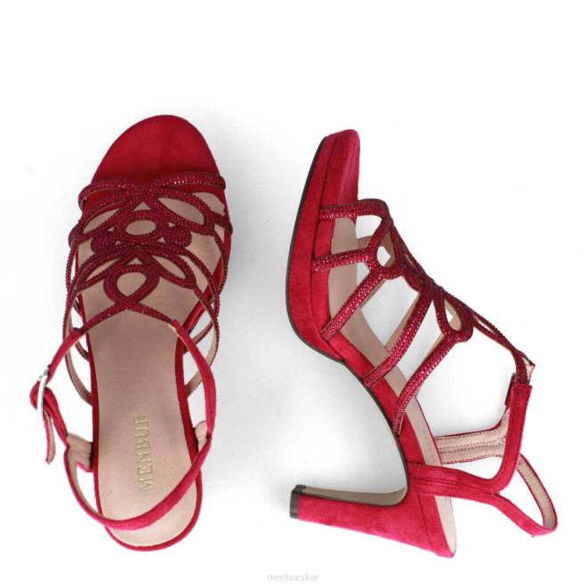 Menbur kvinnor rosa solferino casual chic sko 608J354