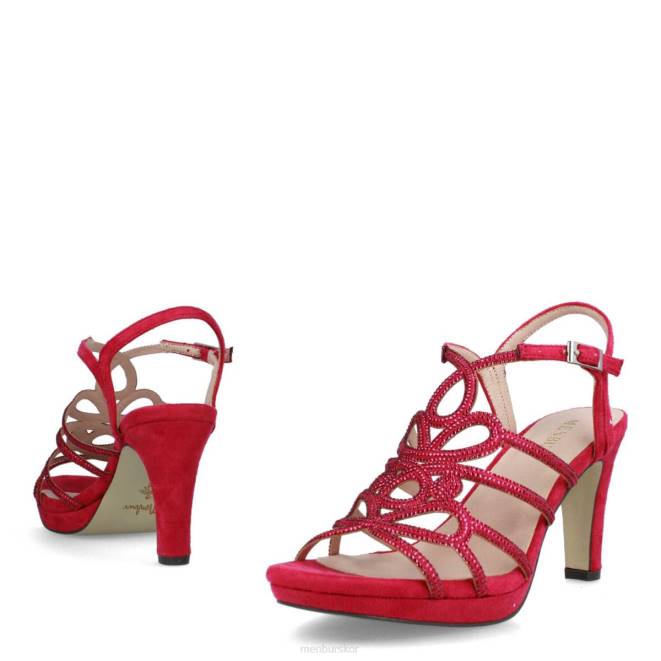 Menbur kvinnor rosa solferino casual chic sko 608J354