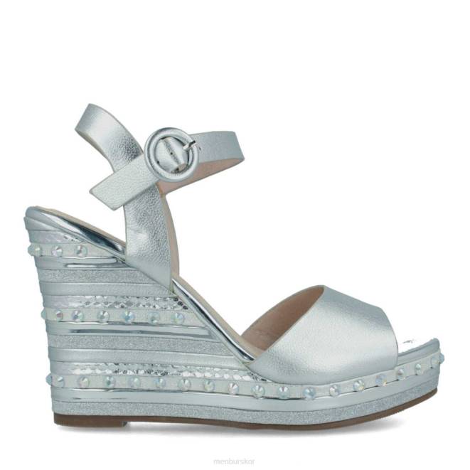 Menbur kvinnor silver ailano casual chic sko 608J3623