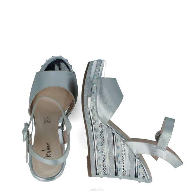 Menbur kvinnor silver ailano casual chic sko 608J3623