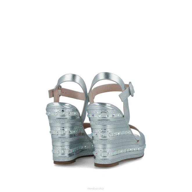 Menbur kvinnor silver ailano casual chic sko 608J3623