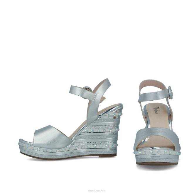 Menbur kvinnor silver ailano casual chic sko 608J3623