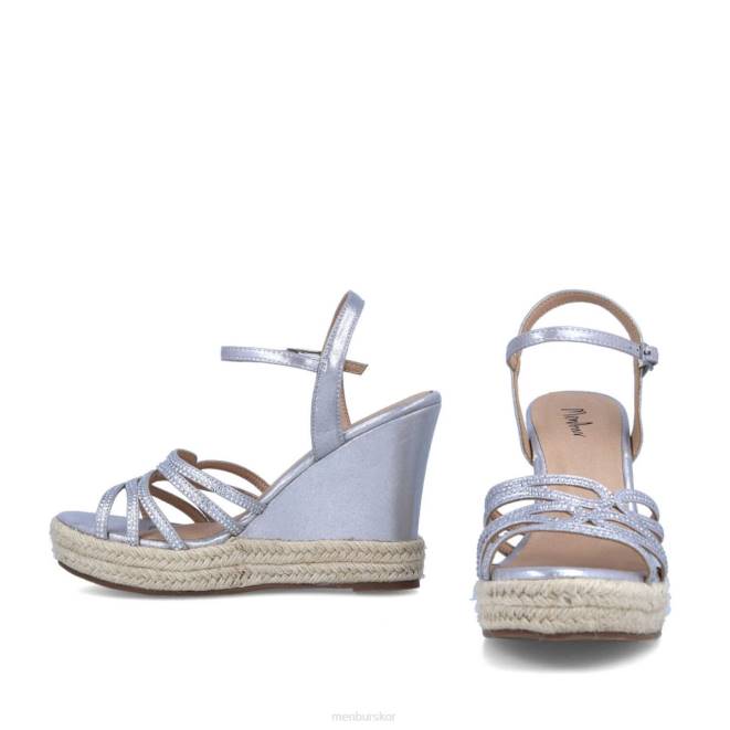 Menbur kvinnor silver antrosano casual chic sko 608J524