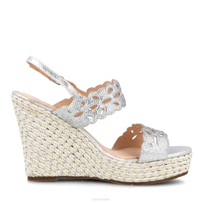 Menbur kvinnor silver barlia casual chic sko 608J3570