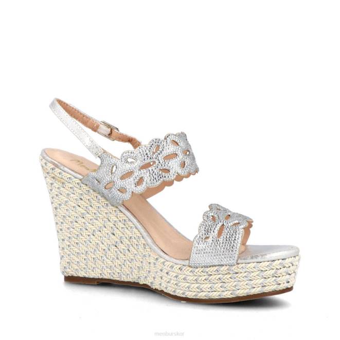 Menbur kvinnor silver barlia casual chic sko 608J3570
