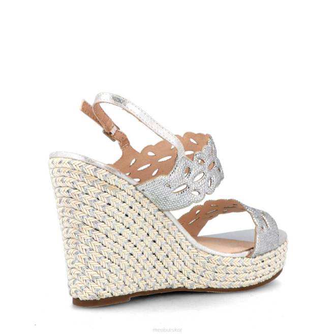 Menbur kvinnor silver barlia casual chic sko 608J3570