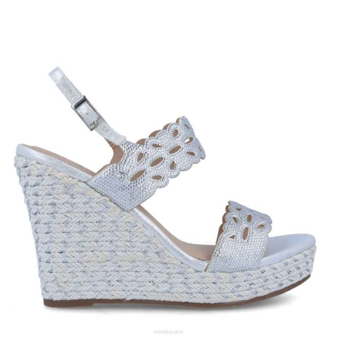 Menbur kvinnor silver barlia casual chic sko 608J3570