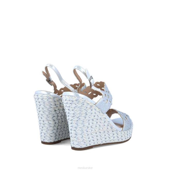 Menbur kvinnor silver barlia casual chic sko 608J3570