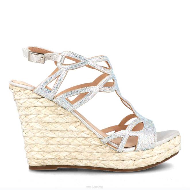 Menbur kvinnor silver bitti casual chic sko 608J3613