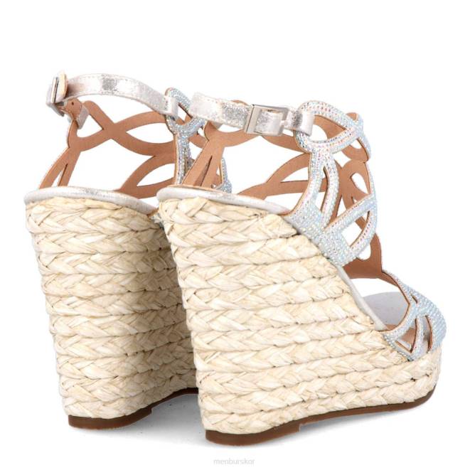 Menbur kvinnor silver bitti casual chic sko 608J3613