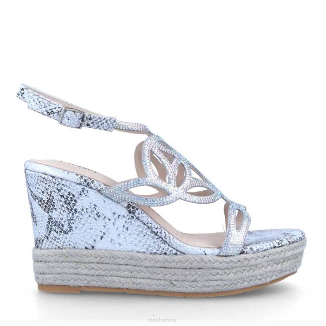 Menbur kvinnor silver calo casual chic sko 608J3219