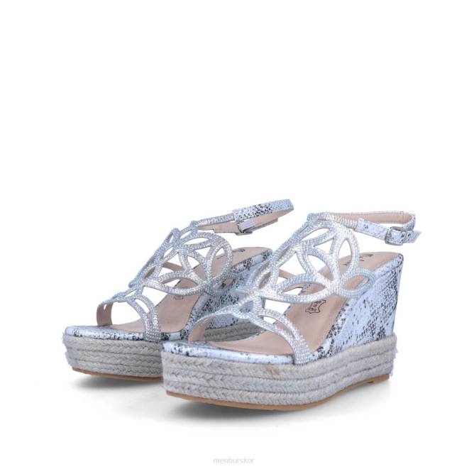 Menbur kvinnor silver calo casual chic sko 608J3219