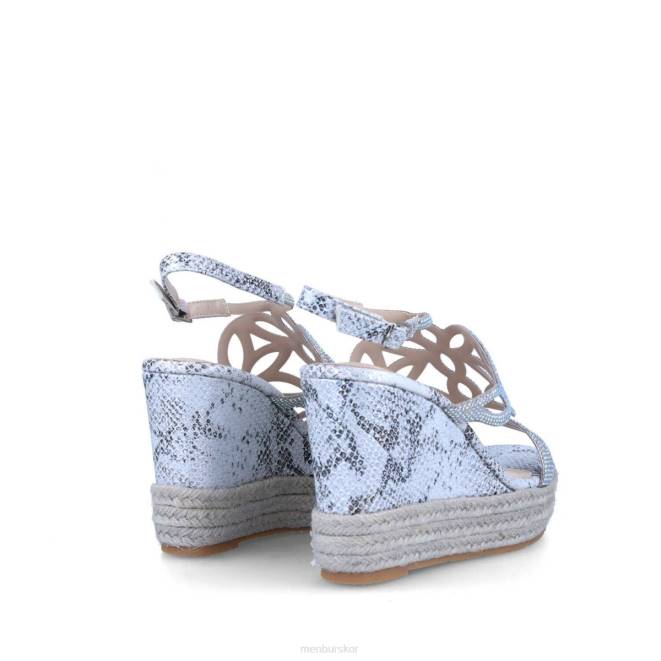 Menbur kvinnor silver calo casual chic sko 608J3219