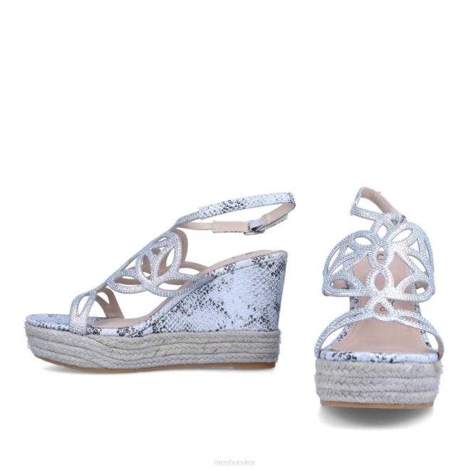 Menbur kvinnor silver calo casual chic sko 608J3219