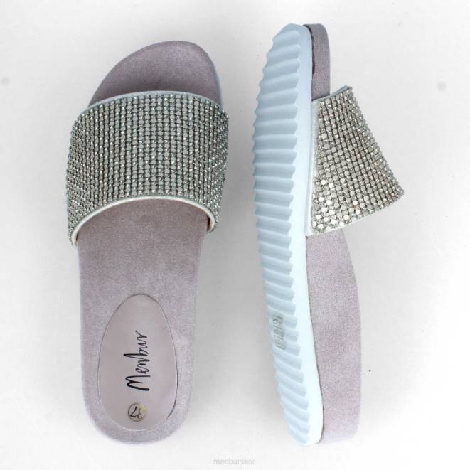 Menbur kvinnor silver cameroni casual chic sko 608J3178