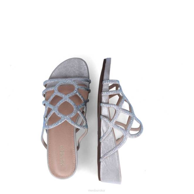 Menbur kvinnor silver foscalina casual chic sko 608J3186