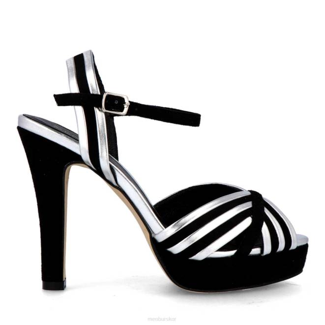 Menbur kvinnor silver terme casual chic sko 608J346