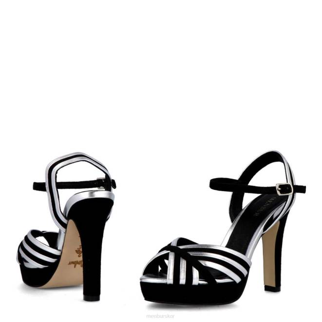 Menbur kvinnor silver terme casual chic sko 608J346