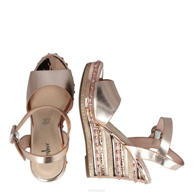 Menbur kvinnor smink rosa ailano casual chic sko 608J3624